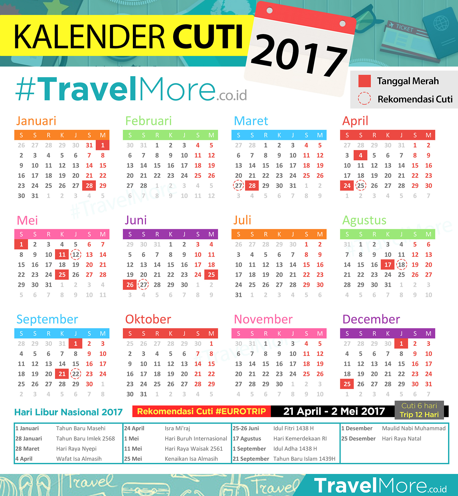 Kalendar Cuti 2017